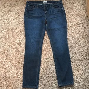 Free People, straight leg dark wash size 30 jeans
